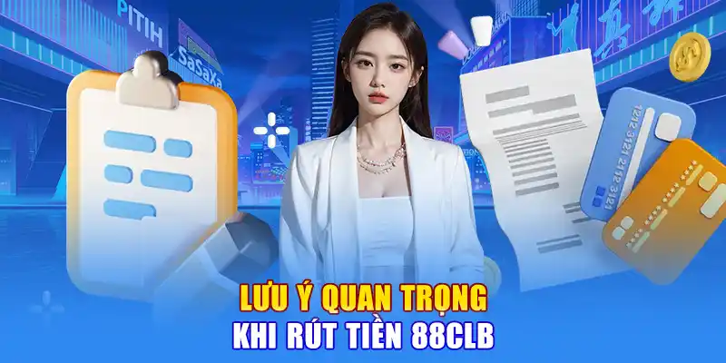 Lưu Ý Quan Trọng Khi Rút Tiền 88CLB